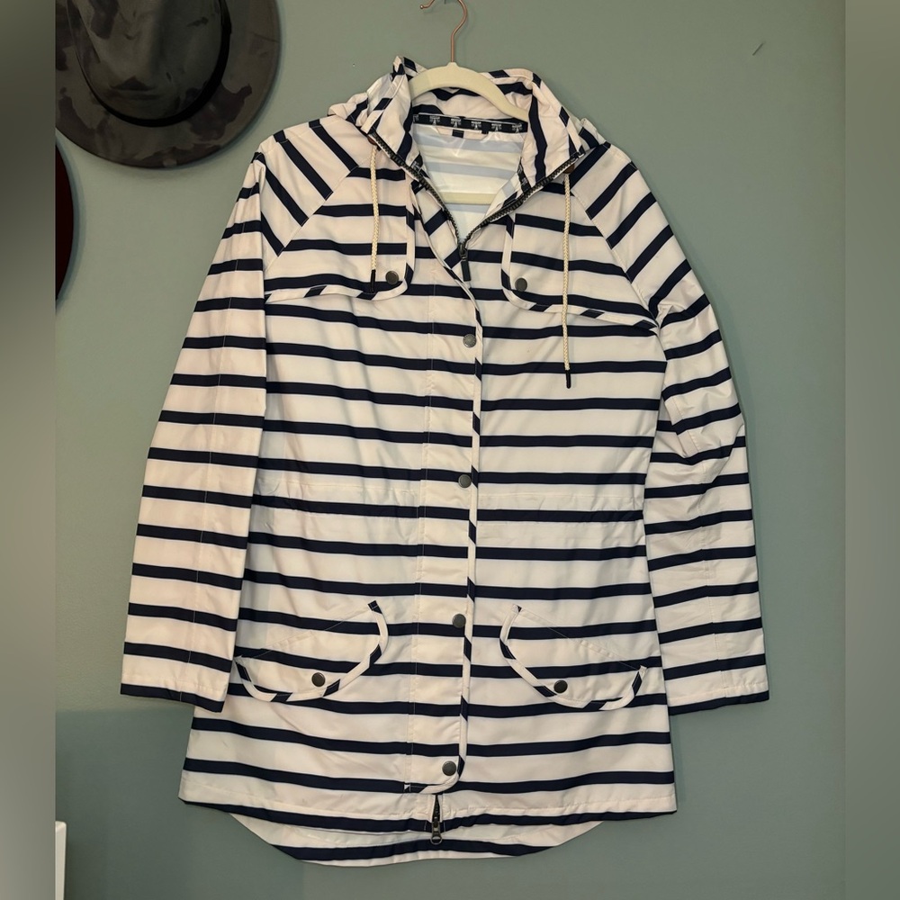 Barbour Striped Rain Jacket